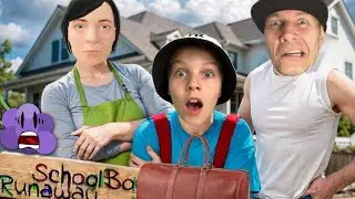Сбежал из НОВОГО ДОМА ЗЛЫХ РОДИТЕЛЕЙ в Майнкрафт в SCHOOLBOY RUNAWAY !