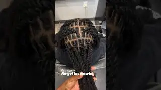 No gel retwist for Zion ❤️