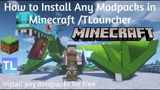 How to Install Modpacks in Minecraft Tlauncher | 2023 Working | Short |