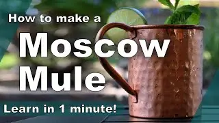 shorties | Moscow Mule cocktail recipe in 1 minute!