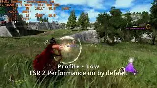 Forspoken (Demo) on GeForce GTX 1060 Ti, Standard and Low with Core i7-5820K