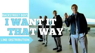 BACKSTREET BOYS • I Want it that way // Line Distribution