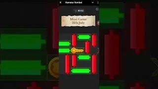 Today's Hamster Kombat Daily Mini Game Solution 31th July #hamsterminigame