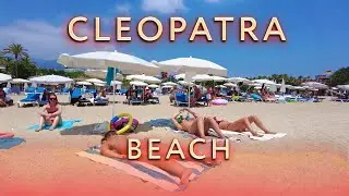 ALANYA CLEOPATRA MOST FAMOUS BEACH WALK . 🇹🇷 TURKIYE 