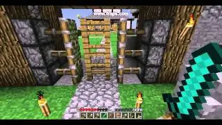 Minecraft simple piston gate