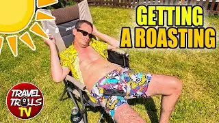 Getting A Roasting On A Bank Holiday Campsite