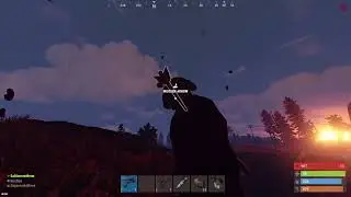 when you push a player out of the safe zone #rust #shorts