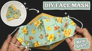 New style ! 3d face mask sewing tutorial | diy fabric facemask