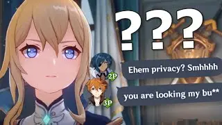 CRASHING A DATE IN GENSHIN MULTIPLAYER?!