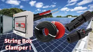 String Box Clamper Veja Como Já Vem !, Cabo Solar, Conector MC4