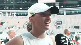 IGA SWIATEK INTERVIEW AFTER WINNING ROLAND GARROS 2023 SEMIFINALS