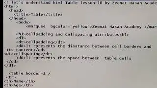 Table Tag in Hindi |Table tag attributes in HTML|cellpadding|cellspacing|colspan|rowspan