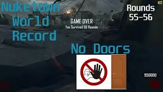 BO2 World Record: Round 58 Nuketown First Room | Rounds 55-56