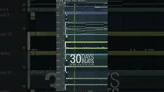 Day 27 of 30 of sharing simple yet effective beats! 🎹🎵🎼 #30days30beats #electronicmusic #flstudio