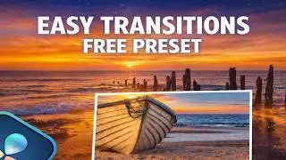 Easy Transitions Tutorial | DaVinci Resolve 20 (Beginner-Friendly)