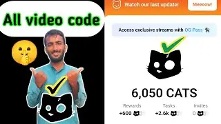 Cats all video code 😲 | cats code |video code to day #cats #shorts
