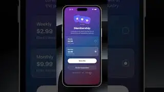 Modern SwiftUI Paywall UI 🛒✨ with StoreKit 2