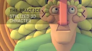 The Practice // 04 / Stylized Character Gif in Cinema 4d
