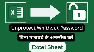 How to unprotect excel sheet | EASILY UNLOCK Protected Excel Sheets WITHOUT Password