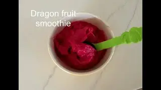 The BEST dragon fruit smoothie!