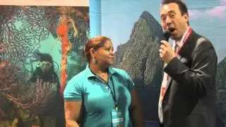 St Lucia at 2016 Los Angeles Travel Adventure show
