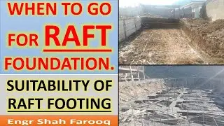 When to go for Raft or Mat Foundation? | Suitability of Raft or Mat or Inverted Slab Footing