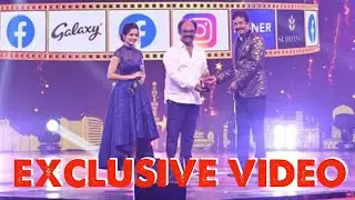 V Harikrishna Received The Siima Awards Yajamana in Kannada