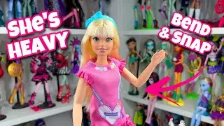 She’s tall bro. My first Barbie doll review