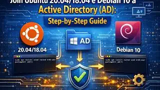 Join Ubuntu 20.04|18.04 / Debian 10 To Active Directory (AD)
