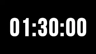 1 Hour 30 Minute Timer with Alarm (Countdown)