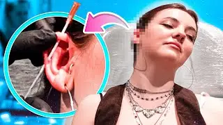 ENGE STANG PIERCING LATEN ZETTEN! CLOSE UP! - BIBI