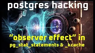 Postgres Hacking – observer effect in pg_stat_statements and pg_stat_kcache