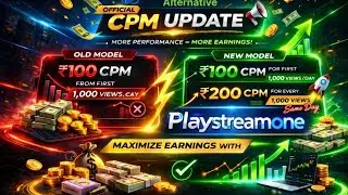 Best Terabox Alternative 2026 🔥 | Playstreamone High CPM ₹100-₹200 | Direct Telegram Video Streaming