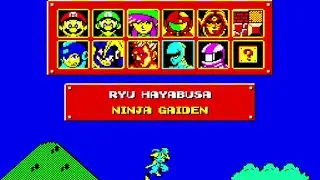 Super Mario Bros. Crossover (SMB Special) - Full Longplay as Ryu Hayabusa