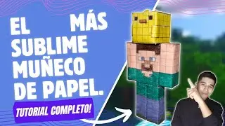 COMO HACER MI PROPIO MUÑECO DE PAPEL versión Minecraft Papercraft caseros