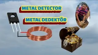 Çok basit metal dedektör yapımı | how to make very simple metal detector | صنع كاشف المعادن | DIY