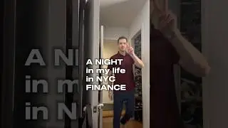 A night in my life in NYC finance! #vlog #wallstreet