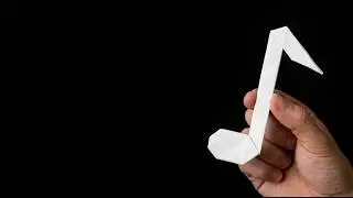 Origami: Nota Musical -Tutorial PT-BR
