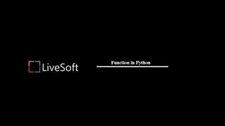 How to create function in python.
