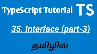 TypeScript Interface in Tamil part-3