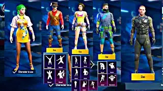 free MYTHIC fashion 🔥 inventory video all characters #shortvideo  #pubgmobile part 6