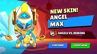 Brawl Stars Angel Max Skin Gameplay