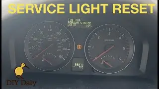 Volvo V50 Service light reset procedure 2004 - 2012