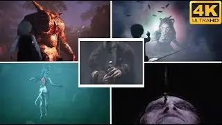 Bramble: The Mountain King - All Bosses & Ending & death screen