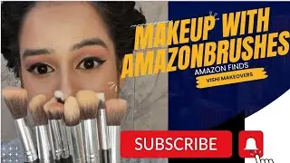 Makeup look With Amazon Finds Makeup brushes | Makeup tutorial #makeuplook #amazonfinds #amazon