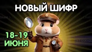 Новый шифр на 18 - 19 июня в Хамстер Комбат | Шифр в HAMSTER KOMBAT - как разгадать (Азбука Морзе)