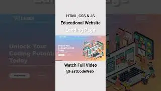 How to Create Simple Website Using HTML CSS |Fast Code