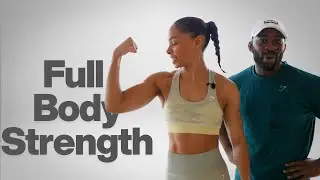 16 minute Strong Full Body Dumbbell Workout | Build Muscle, Strength & Tone