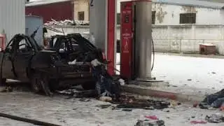 ЧП в Шостке. Взрыв газа в авто на заправке