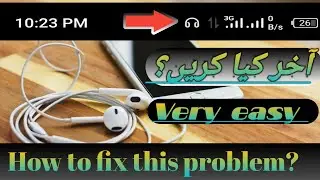 How to remove headphones symbol | Earphone mode ko kesy hataye | Earphone mode off |android problem